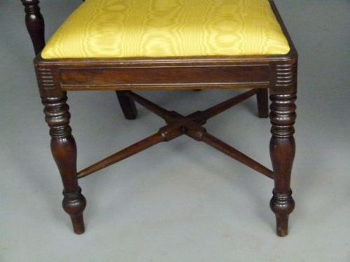 fig 3. Set Of Four George IV Mahogany Dining Chairs