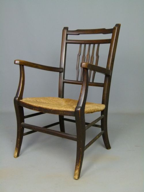 Victorian Country Oak Easy/arm Chair