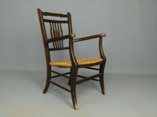 fig 2. Victorian Country Oak Easy/Arm Chair