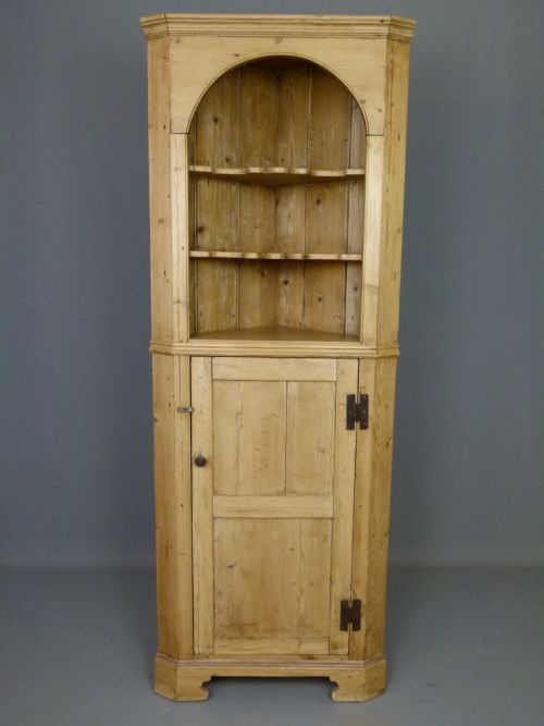 fig 1. Victorian Pine Corner Cabinet