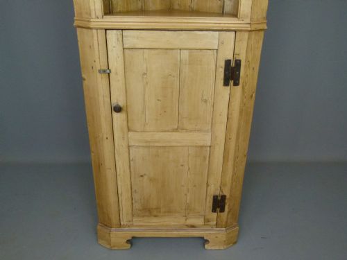 fig 3. Victorian Pine Corner Cabinet