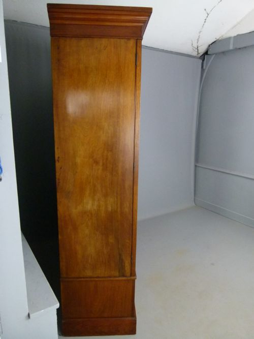 fig 2. Quality Victorian Carved Walnut Mirrored Wardrobe