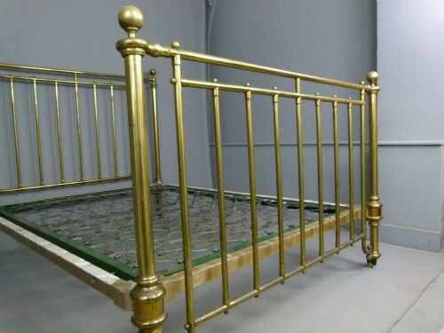 fig 2. Original Victorian All Brass King-Size Bed