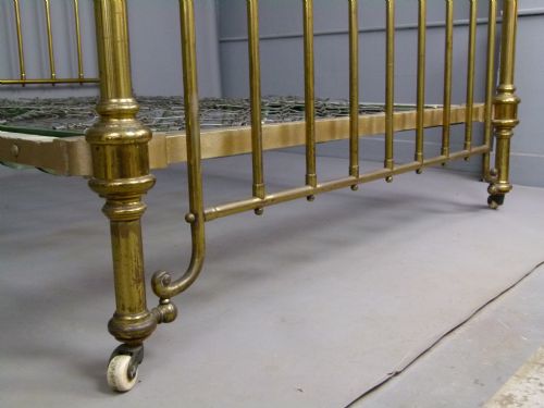 fig 3. Original Victorian All Brass King-Size Bed