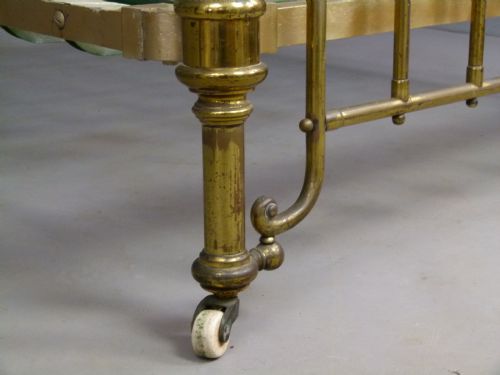 fig 4. Original Victorian All Brass King-Size Bed