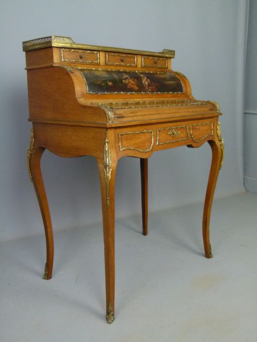 Stunning Louis Xv Rosewood Bureau De Dame C1890