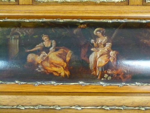 fig 3. Stunning Louis XV Rosewood Bureau De Dame c1890