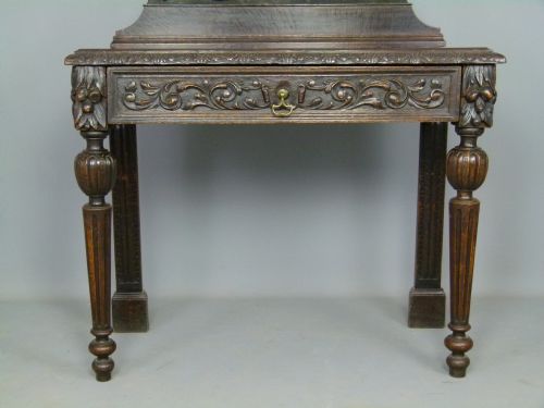 fig 2. Victorian Carved Oak Hall Console Table
