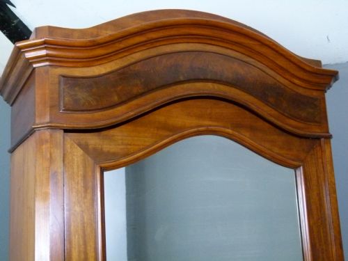 fig 1. Elegant 19th.c French Mahogany Mirrored Armoire