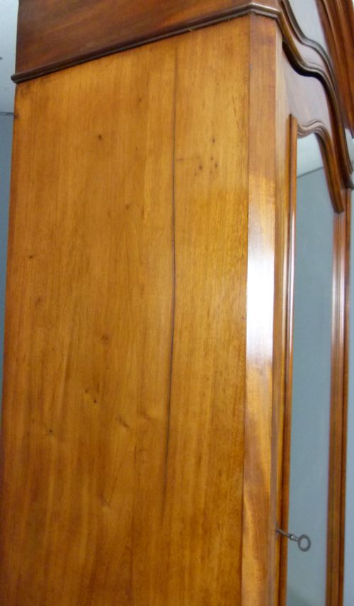 fig 4. Elegant 19th.c French Mahogany Mirrored Armoire