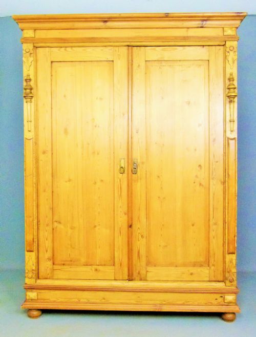 fig 2. Charming Antique Pine French Armoire