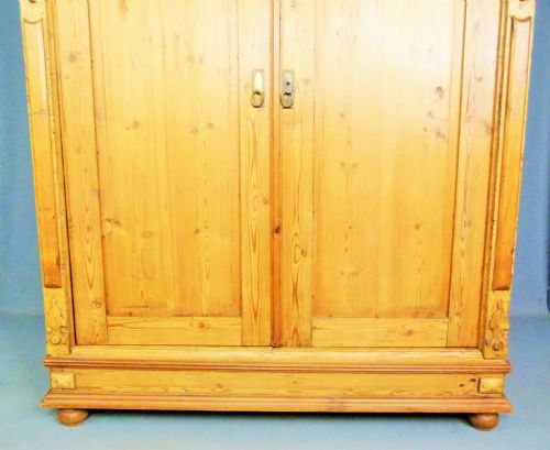 fig 4. Charming Antique Pine French Armoire
