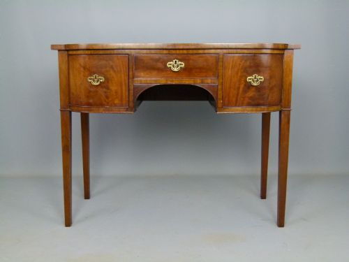 Late Victorian Figured Mahogany Small Sideboard/side Table