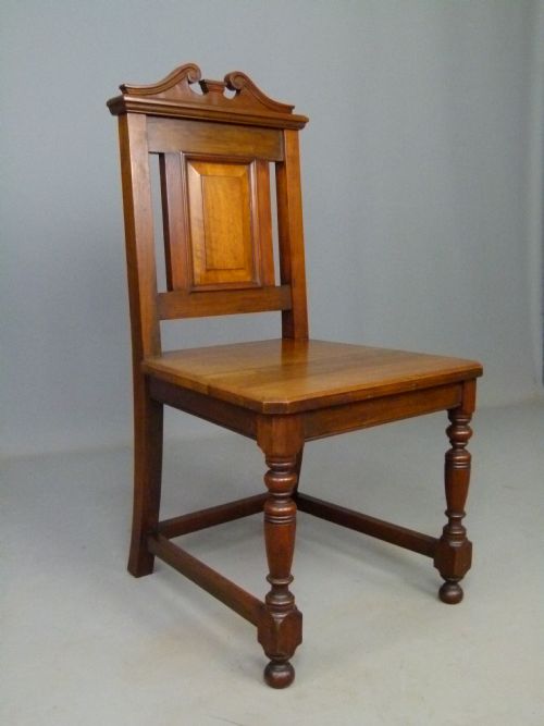 Victorian Walnut Hall Chair