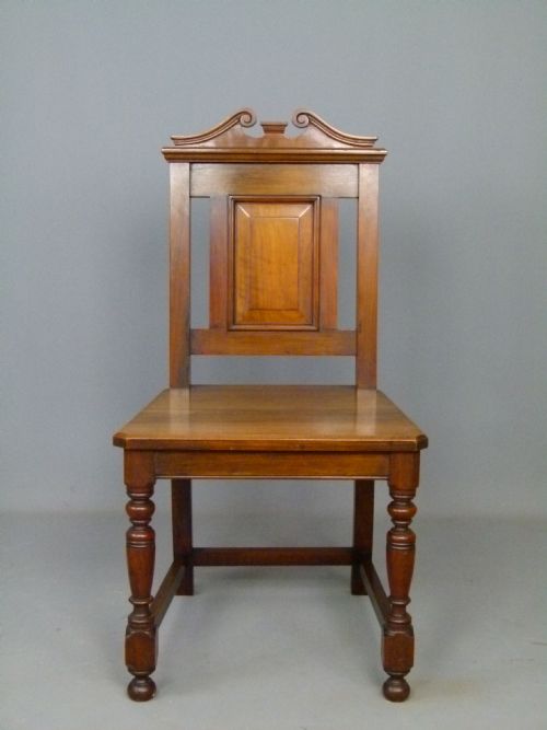fig 2. Victorian Walnut Hall Chair