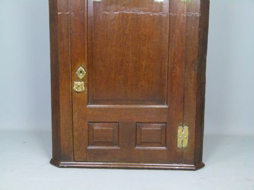 fig 2. Georgian Oak Corner Cabinet Cupboard