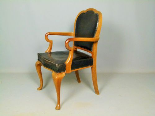 fig 2. 1920`s Walnut Desk Arm Chair