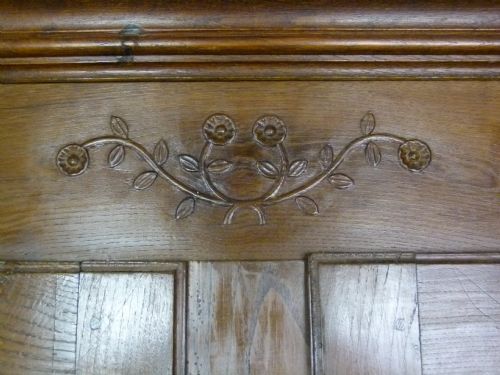 fig 2. Charming Late 18th Century French Provincial Chestnut Armoire