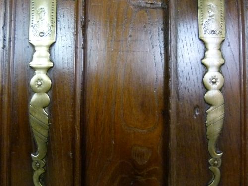 fig 4. Charming Late 18th Century French Provincial Chestnut Armoire