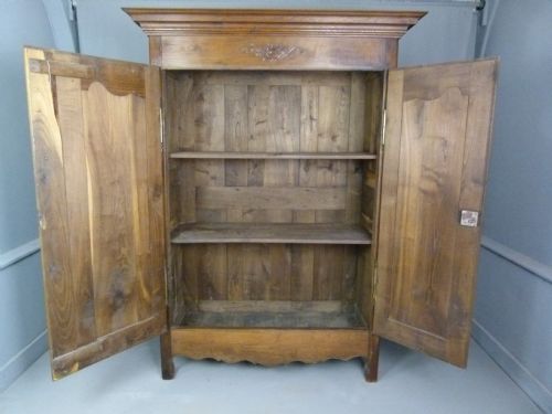 fig 6. Charming Late 18th Century French Provincial Chestnut Armoire