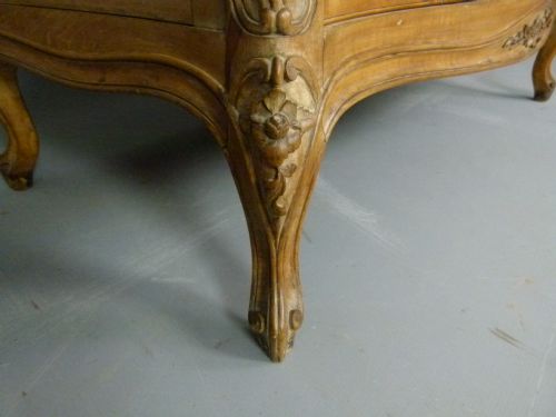 fig 3. Elegant French Carved Walnut Chest Of Drawers