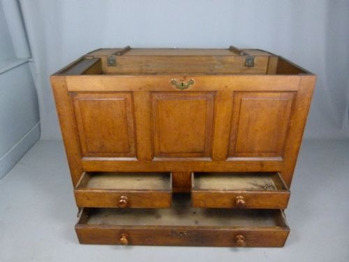 fig 4. 18th Century Georgian Oak Mule Chest