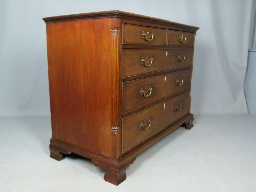 fig 3. Georgian Mahogany Chest Of Drawers c1760