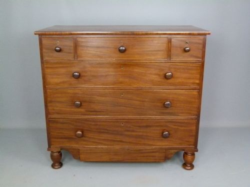 fig 1. Handsome Regency Mahogany Chest Of Drawers