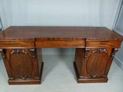 fig 1. Early Victorian Mahogany Sideboard c1850