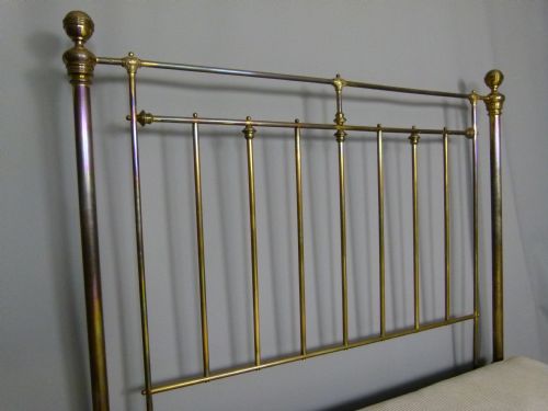 fig 3. Superb Quality Original Victorian All Brass King-Size Bed