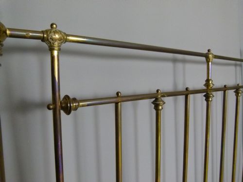 fig 4. Superb Quality Original Victorian All Brass King-Size Bed