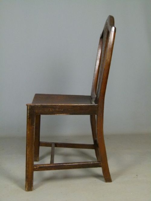 fig 2. Georgian Hepplewhite Mahogany Country Chair c1780