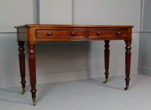 Victorian Mahogany Writing Desk Side Table