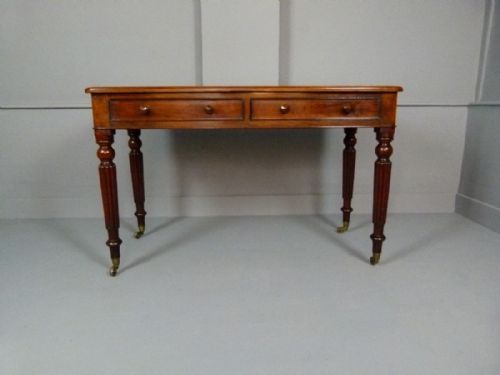 fig 2. Victorian Mahogany Writing Desk Side Table