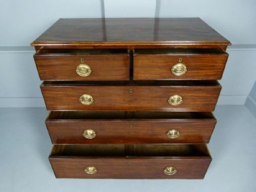 fig 3. Georgian Mahogany Chest Of Drawers