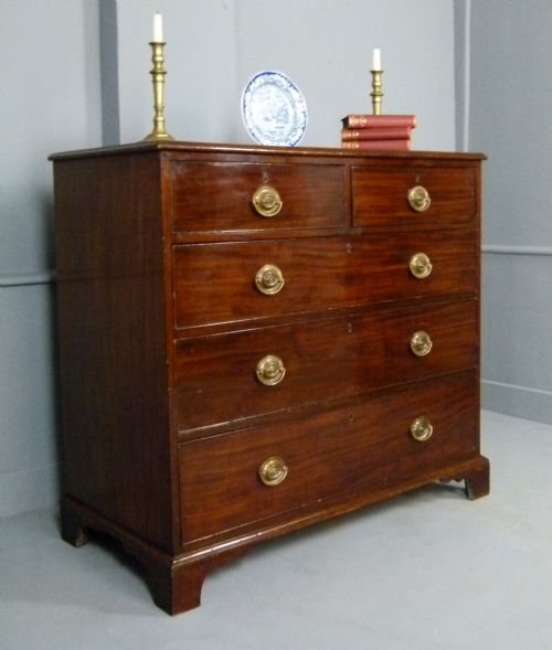 fig 1. Georgian Mahogany Chest Of Drawers