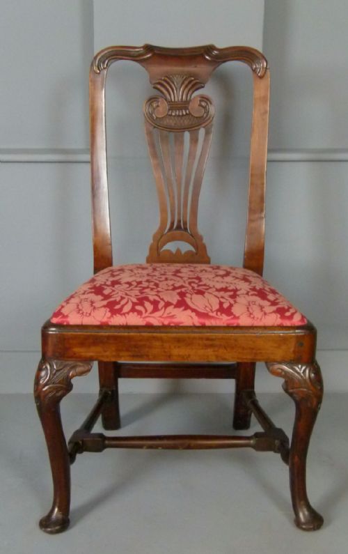 fig 1. George I Walnut Side Chair c1715