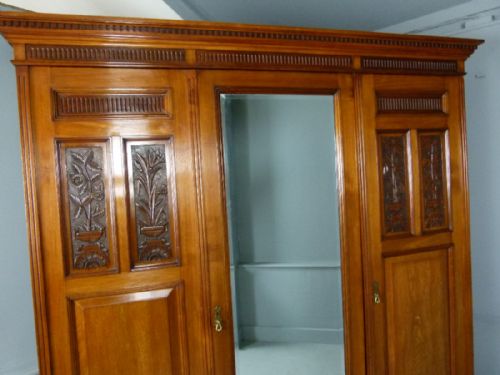 fig 2. Victorian Walnut Compactum Wardrobe By James Shoolbred & Co