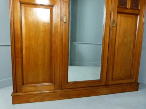 fig 3. Victorian Walnut Compactum Wardrobe By James Shoolbred & Co