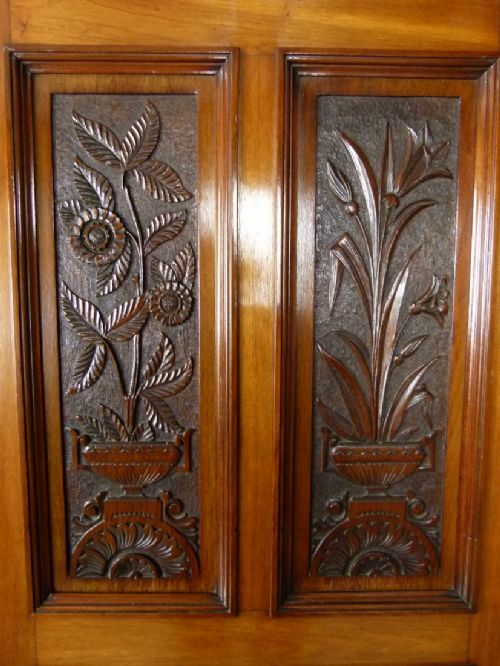 fig 4. Victorian Walnut Compactum Wardrobe By James Shoolbred & Co