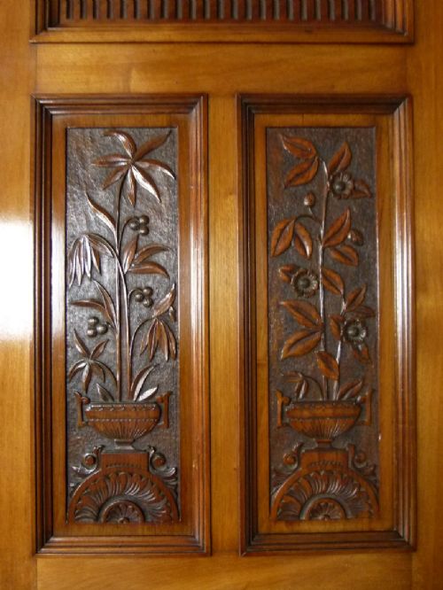 fig 5. Victorian Walnut Compactum Wardrobe By James Shoolbred & Co