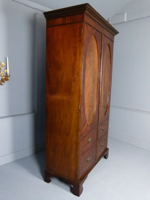 fig 3. Victorian Figured Mahogany Wardrobe