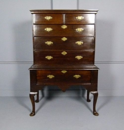 Early 18th Century Oak Chest on Stand / Tallboy
