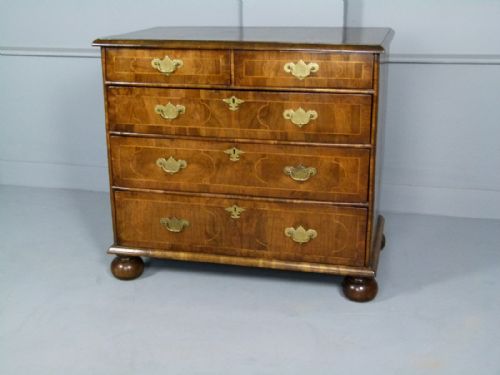 fig 2. William And Mary Walnut Chest Of Drawers