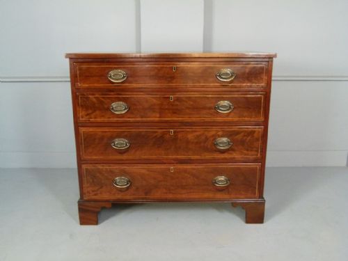 fig 1. Georgian Mahogany Chest Of Drawers