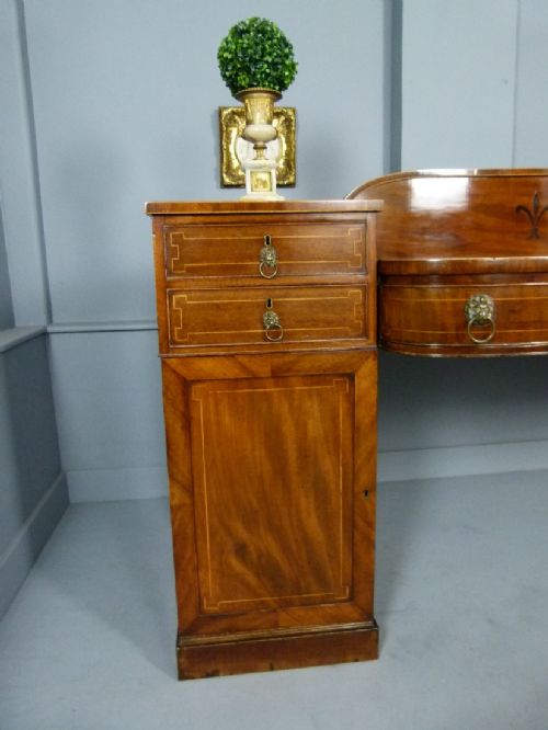 fig 2. Superb Regency Mahogany Pedestal Sideboard