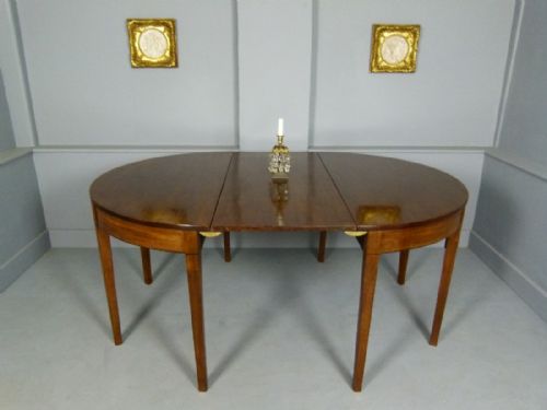 fig 2. Georgian Mahogany D End Dining Table