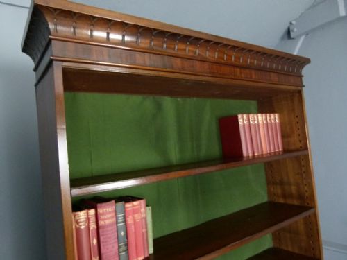 fig 2. Elegant Victorian Mahogany Open Bookcase