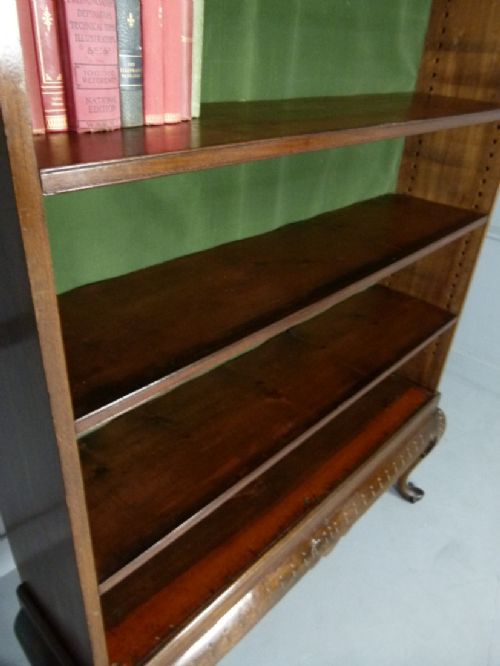 fig 3. Elegant Victorian Mahogany Open Bookcase