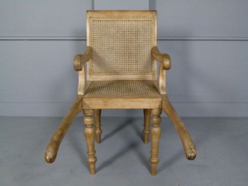 fig 1. Rare 19th Century Victorian Sedan Beech Armchair